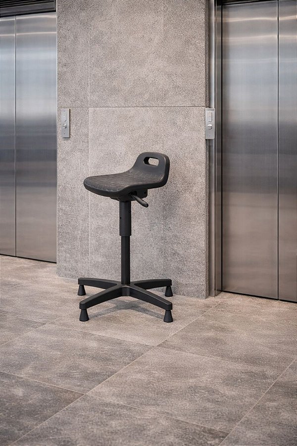 Cadeira Banco Industrial Semi Sentado Ergonômico