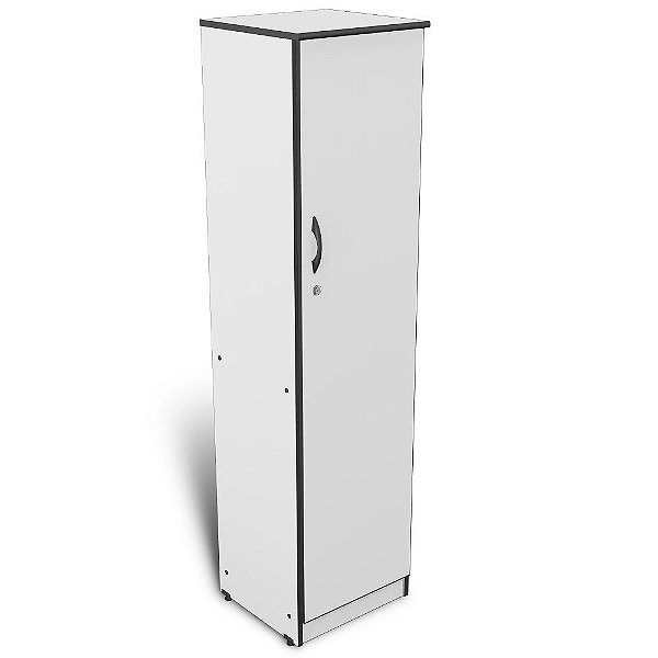 Armário Alto para Escritório 1 Porta Fechado Light 15 mm Chave Home Office