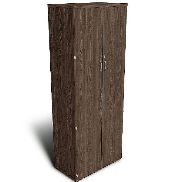 Armário Extra Alto 2 Portas Fechado Escritório Home Office Base em Aço 18 mm Chave Piso Teto