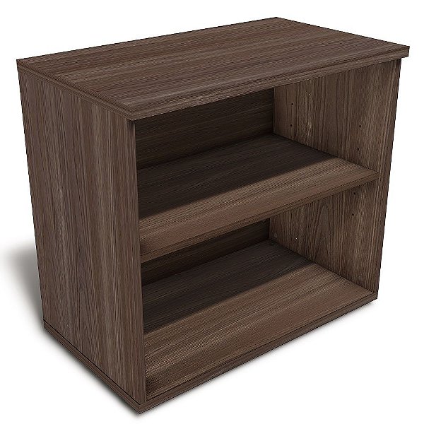 Armário Baixo Aberto Estante Livros Escritório Home Office 0,75 x 0,80 x 0,47 m Prateleira 25 mm