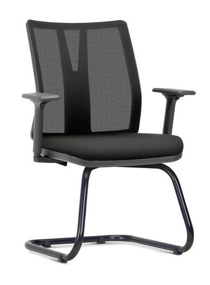 Cadeira Escritório Addit Executiva Fixa Braços Reguláveis Home Office Corporativa