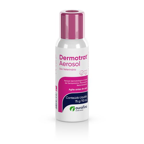 Dermatológico Antibacteriano Ourofino Dermotrat Aerosol 110ml