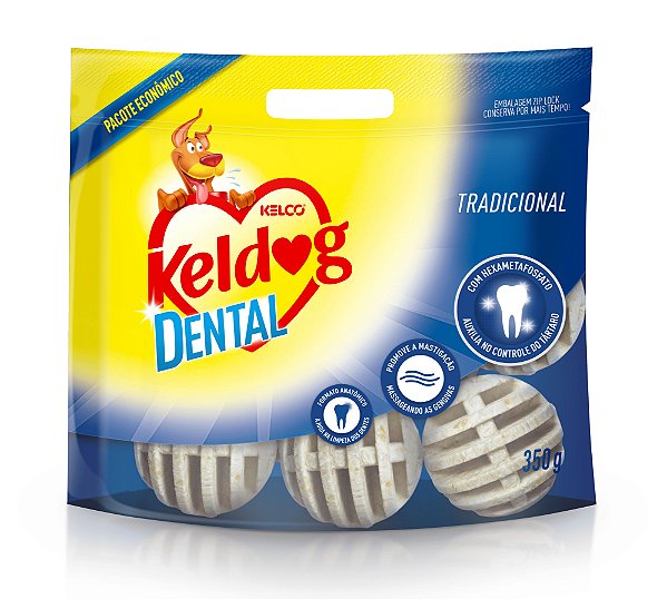 Osso Kelco Keldog Dental Bola 350g