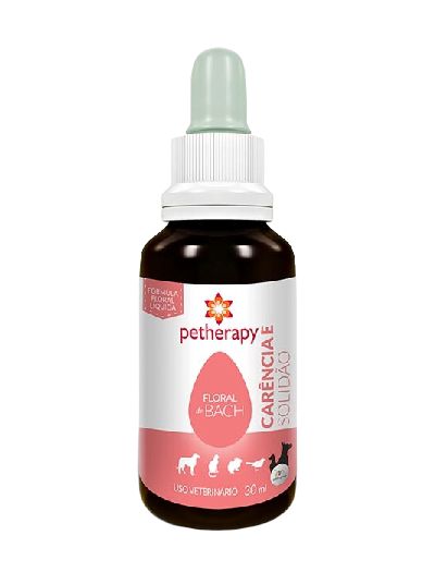 Floral de Bach Petherapy Carência e Solidão 30ml