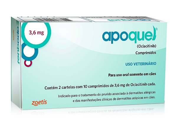 Dermatológico Zoetis Apoquel 20 Comprimidos