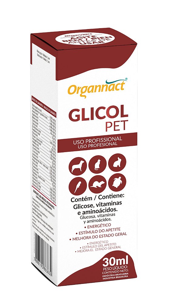 Suplemento Organnact Glicol Pet