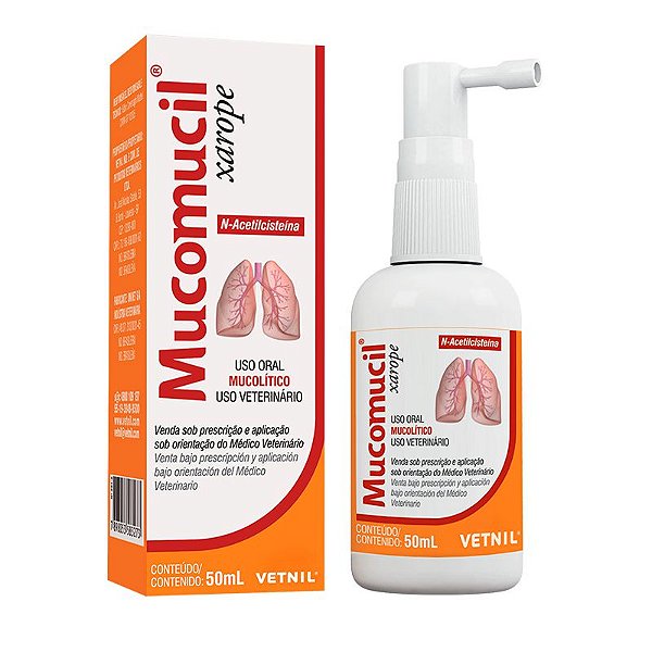 Expectorante Vetnil Mucomucil Xarope Pet 50ml
