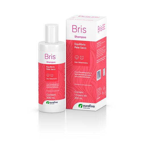 Bris Shampoo Dermatológico Pele Seca Ourofino para Cães e Gatos 200mL