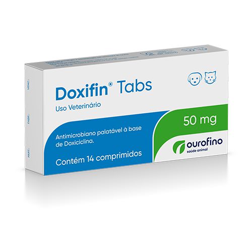 Antibacteriano Ourofino Doxifin Tabs 50mg 14 Comprimidos