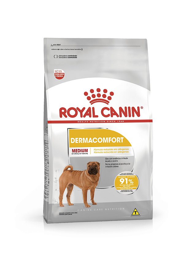 Ração Seca Royal Canin Dermacomfort Medium
