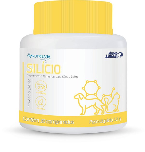 Suplemento Nutrisana Unique Silício 30 Comprimidos