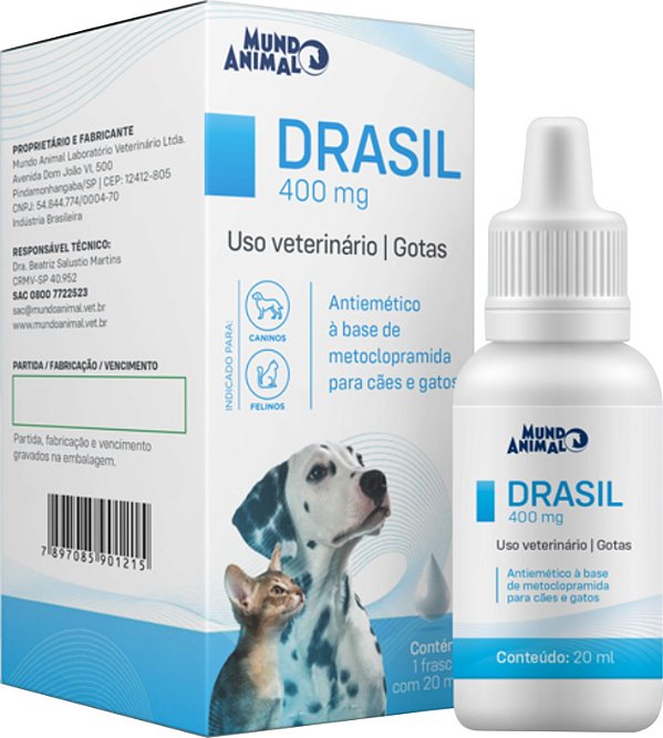 Antiemético Mundo Animal Drasil 20ml