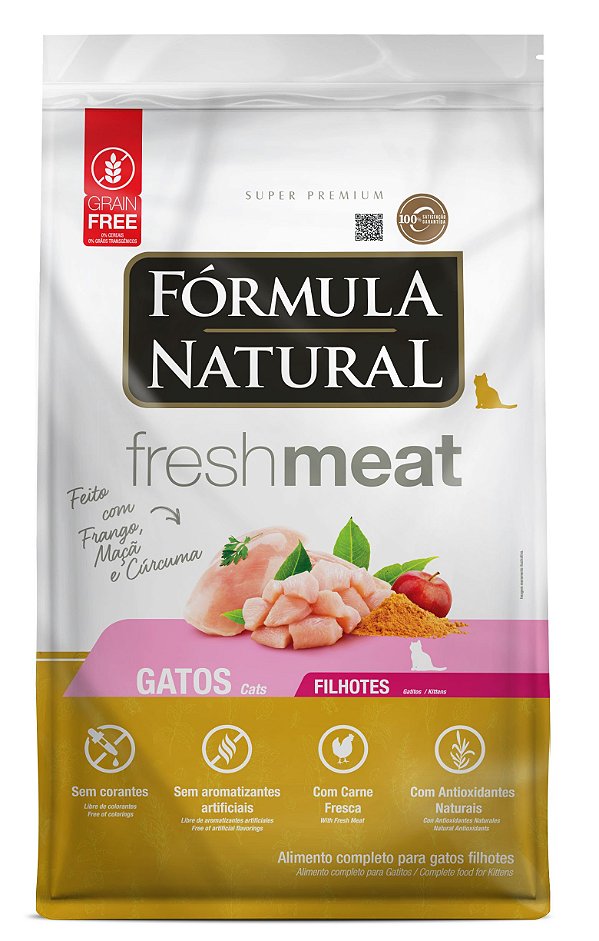 Ração Seca Fórmula Natural Fresh Meat Gatos Filhotes