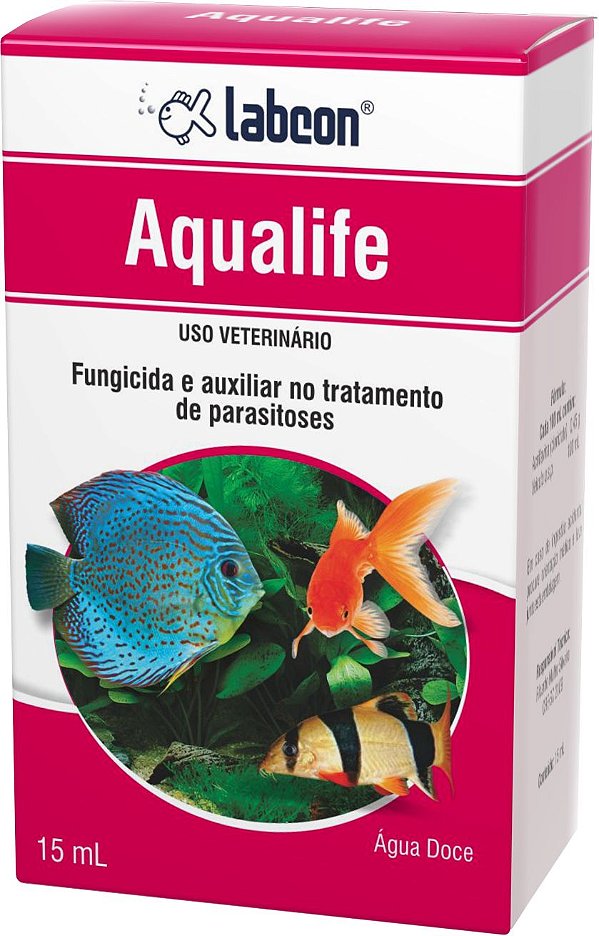 Fungicida e Auxiliar no Tratamento de Parasitoses Labcon Aqualife