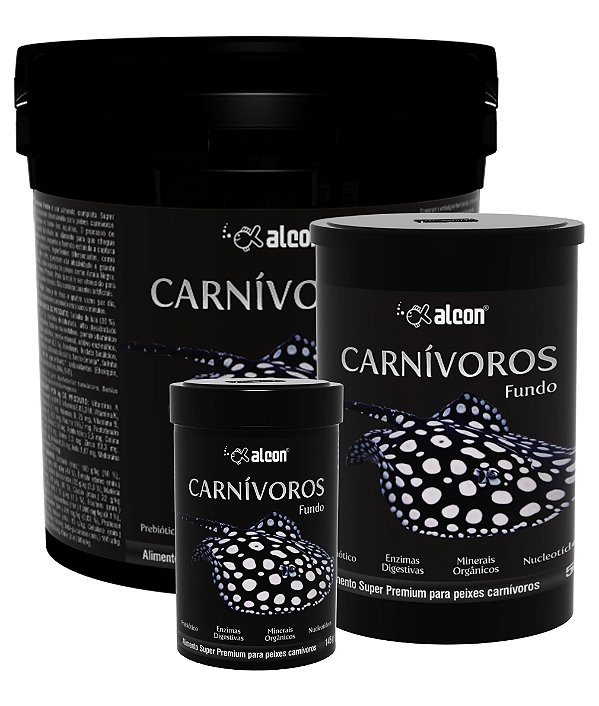 Alimento Seco Alcon Super Premium Carnívoros Fundo