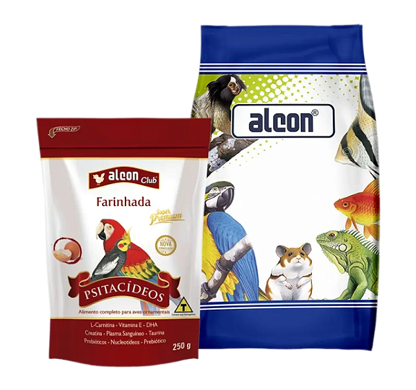 Alimento Completo Alcon Club Farinhada Psitacídeos Super Premium