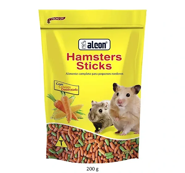 Alimento Seco Alcon Hamster Sticks 200g