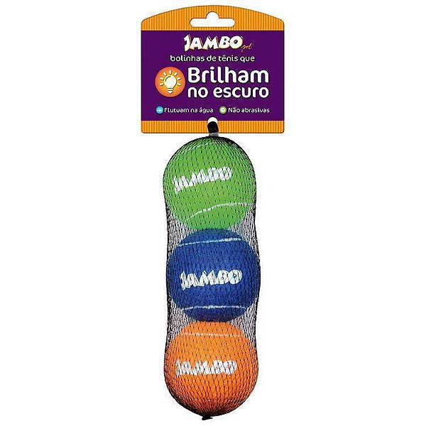 Bolas Jambo de Tênis que Brilham no Escuro