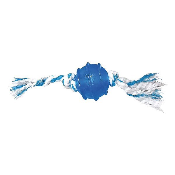 Bola Maciça Flex Col. 50mm Furacão Pet - Corda com 2 Nós