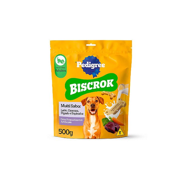Petisco Pedigree Biscoito Biscrok Adulto Multi Sabor