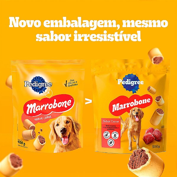 Petisco Pedigree Marrobone Cães Adultos sabor Carne