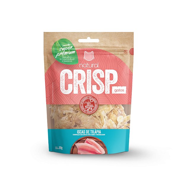Natural Crisp Iscas de Tilápia 20g