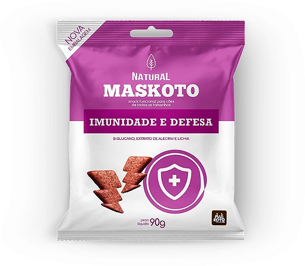 Petisco Natural Maskoto Cães Imunidade e Defesa 90g