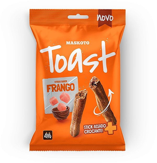 Petisco Maskoto Toast Cães sabor Frango 50g
