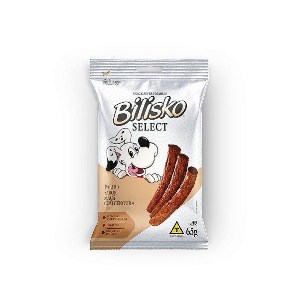 Palito Bilisko sabor Maçã e Cenoura