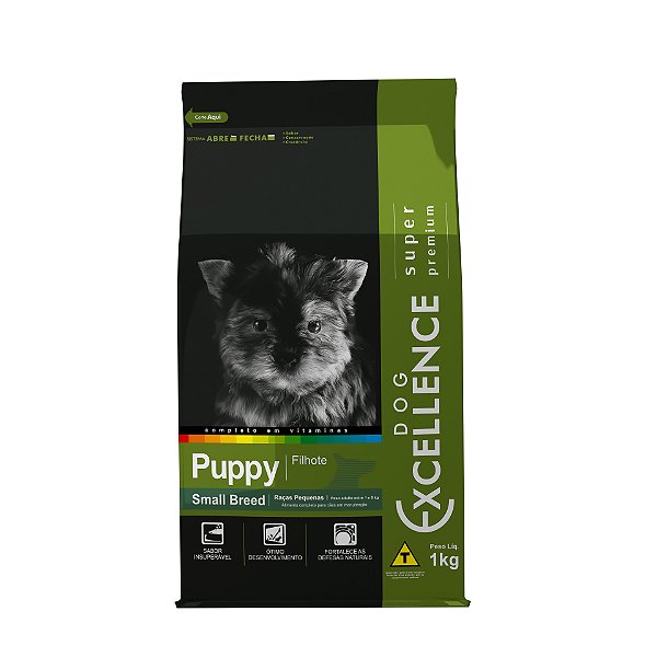 Ração Seca Dog Excellence Super Premium Cães Filhotes Raças Pequenas