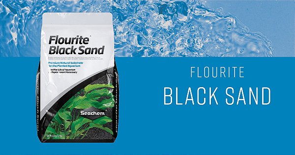 Substrato Seachem Flourite Black Sand