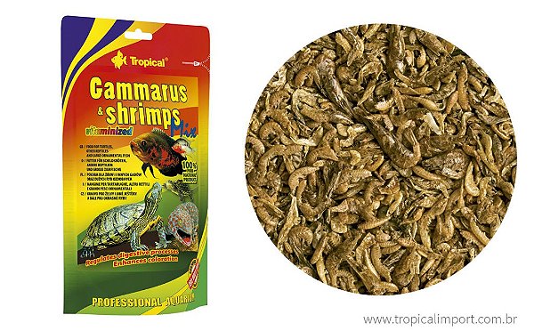 Ração Tropical Gammarus & Shrimp Mix