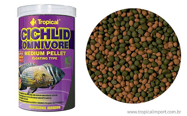 Ração Tropical Cichlid Omnivore