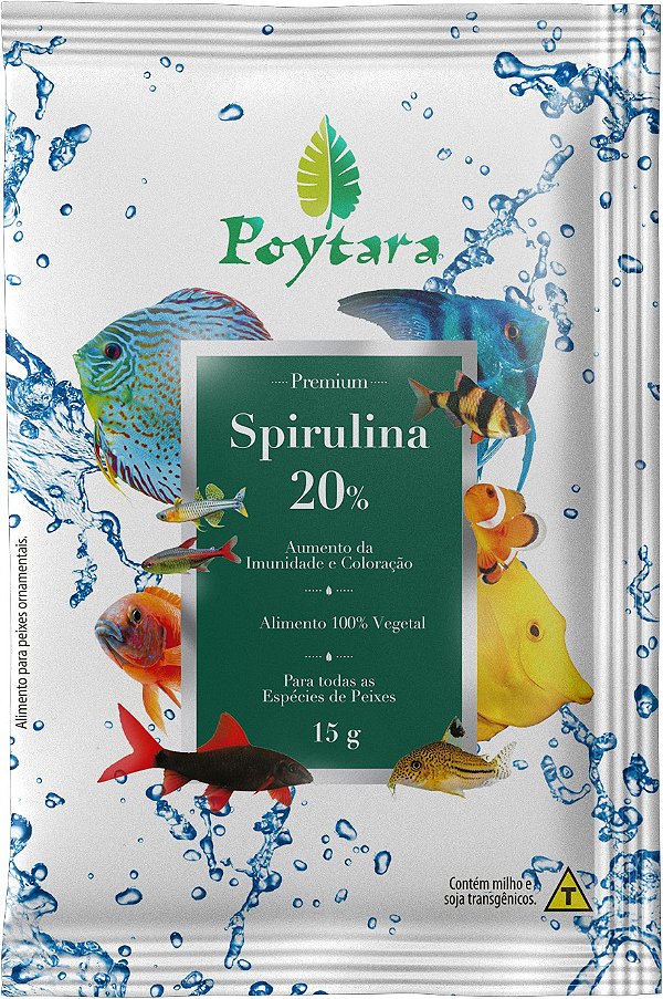 Alimento Poytara Spirulina 20%