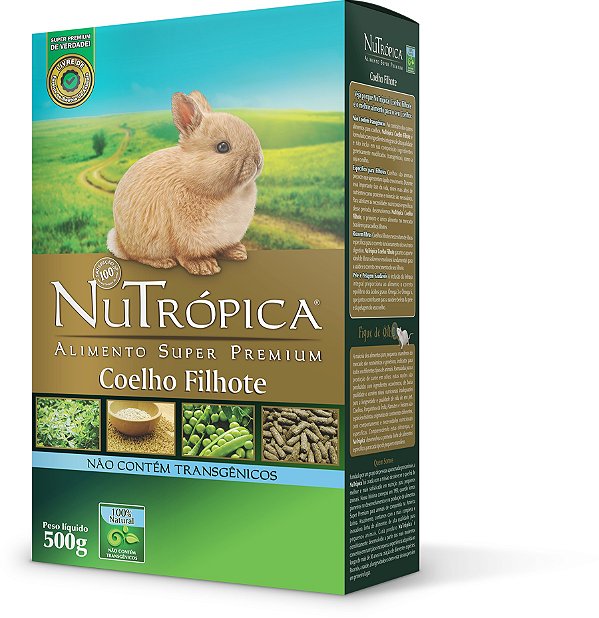 Ração NuTrópica Coelho Filhote