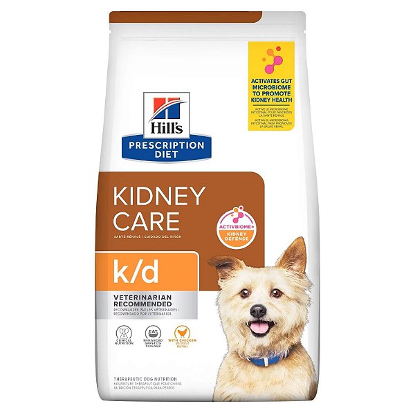Ração Hill's Prescription Diet k/d para Cães Adultos Cuidado Renal