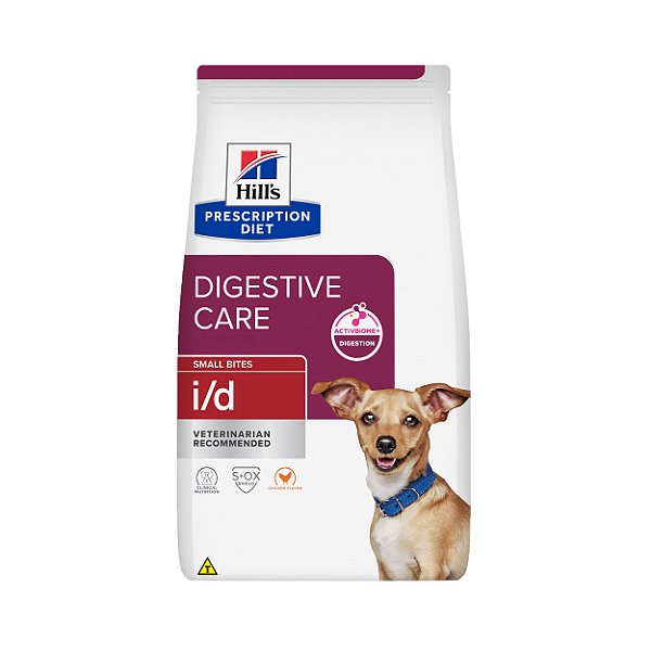 Ração Hill's Prescription Diet i/d Pedaços Pequenos Cuidado Gastrointestinal para Cães