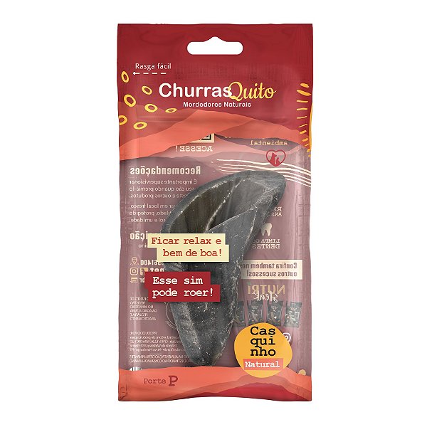 Petisco Natural ChurrasQuito Casquinho Natural 1 Unidade