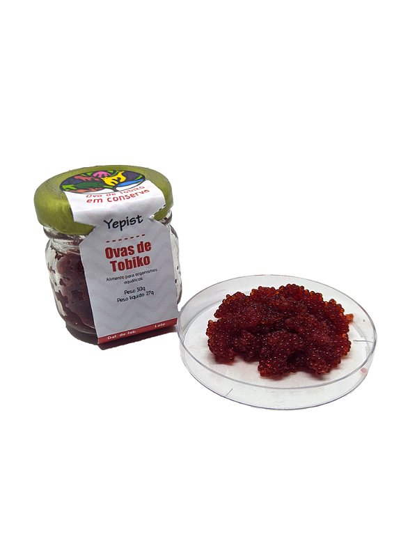 Yepist Ovas de Tobiko em Conserva