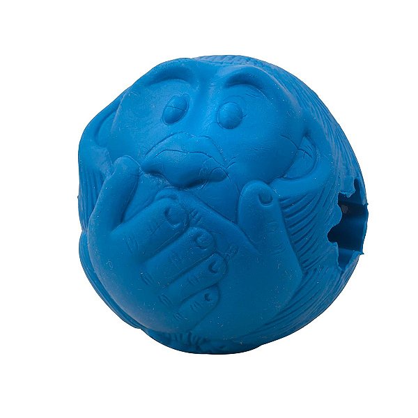 Bola Maciça + Porta Petisco PetGames Macaquinho G