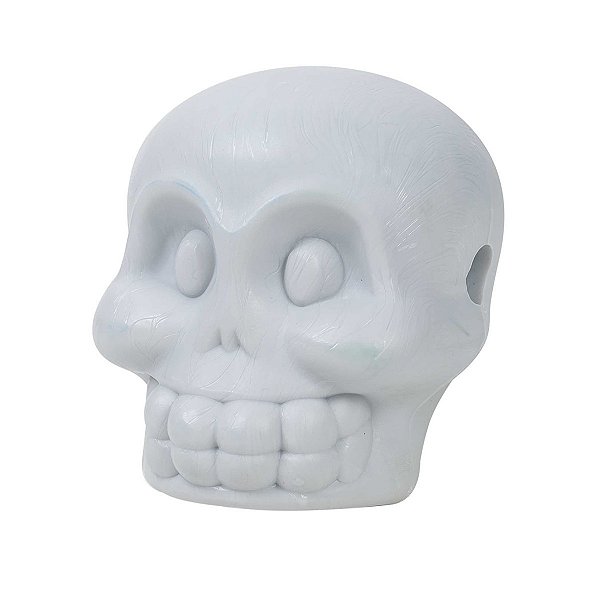 Bola Maciça + Porta Petiscos PetGames Caveirinha Nylon G
