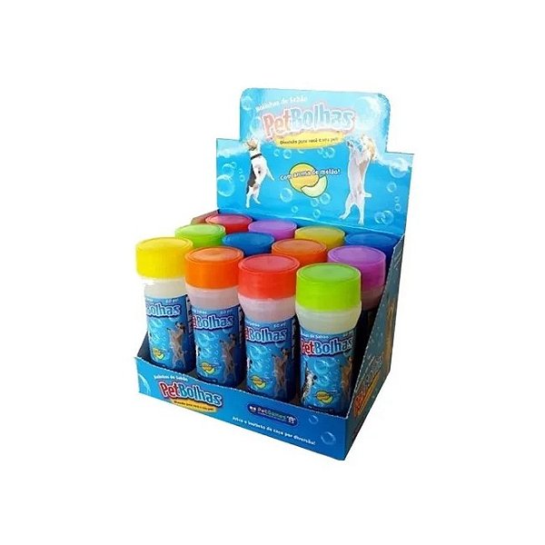 Bolinhas com Aroma de Melão PetGames Pet Bolhas 60ml