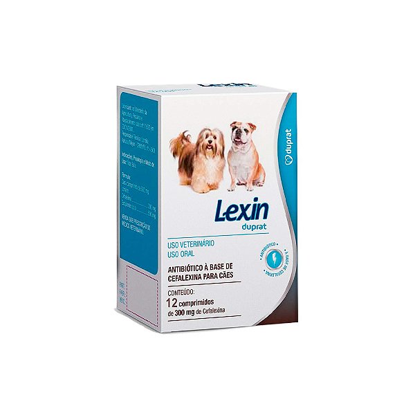 Duprat Lexin 300mg Antibiótico para Cães
