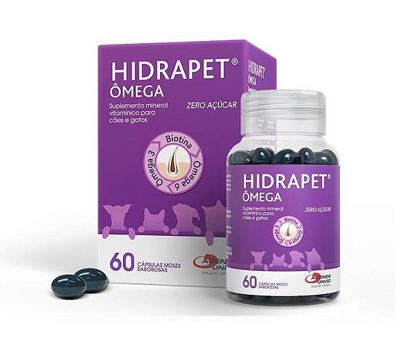 Suplemento	Agener União Hidrapet Ômega 60 Cápsulas