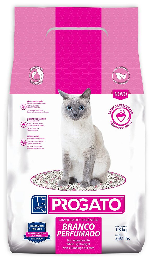 Granulados Não Aglomerantes Progato Branco Perfumado 1,8kg