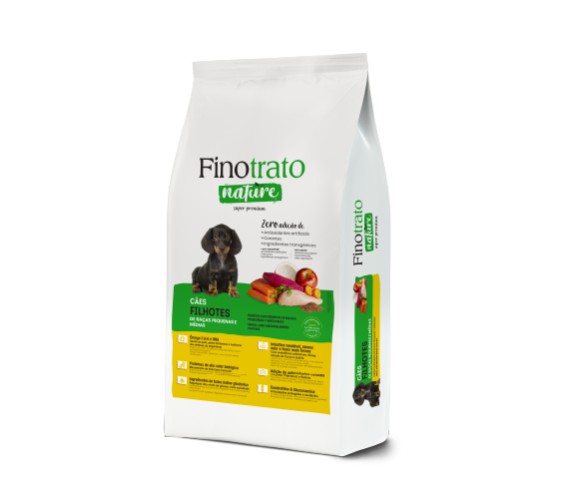 Ração Seca Finotrato Nature Cães Filhote Raças Pequenas e Médias