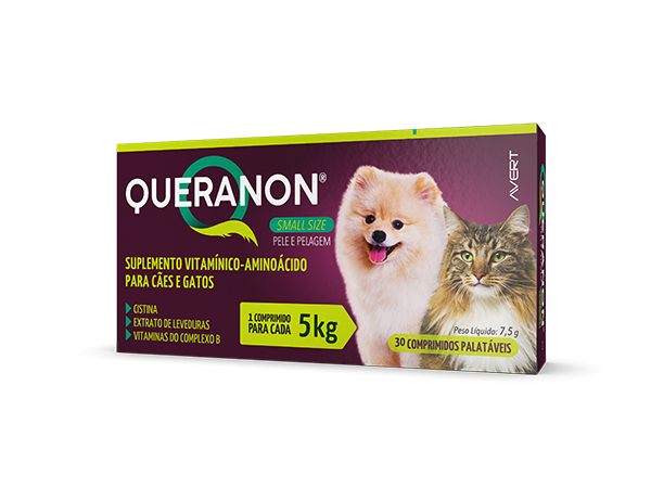 Suplemento Dermatológico Avert Queranon Small Size 30 Comprimidos