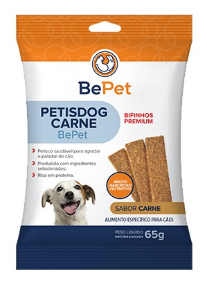 Suplemento BePet Petisdog Carne 65g