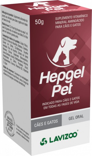 Suplemento Lavizoo Hepgel Pet 50ml