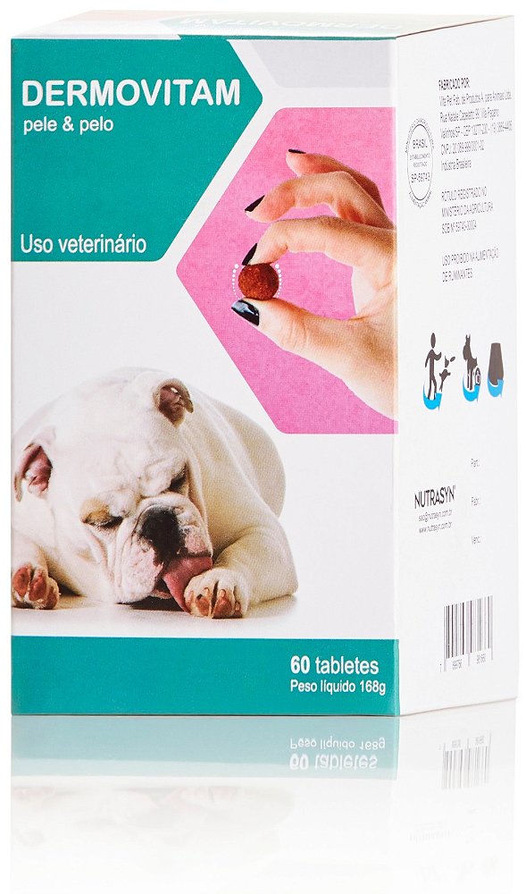 Suplemento Nutrasyn Dermovitan 60 Tabletes